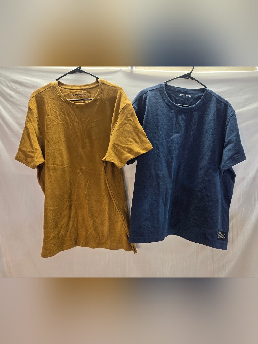 Lot of 2 American Giant Men's Size XL Short Sleeve & Everett Shirts NWOT